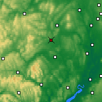 Nearby Forecast Locations - Shobdon - Map