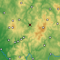 Nearby Forecast Locations - Fulda - Map