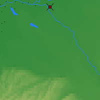 Nearby Forecast Locations - Fort Yukon - Map