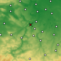 Nearby Forecast Locations - Naumburg - Map