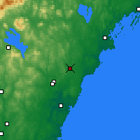 Nearby Forecast Locations - Sanford - Map