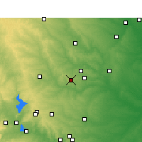 Nearby Forecast Locations - Fort Hood - Map