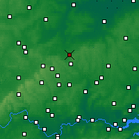Nearby Forecast Locations - Letchworth - Map