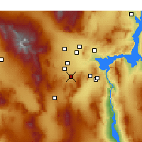 Nearby Forecast Locations - Las Vegas - Map