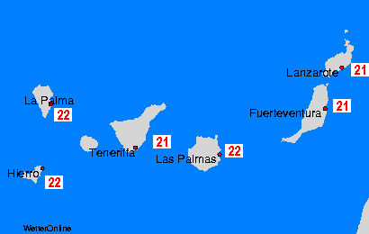 Canarean Sea Temperature Maps