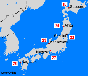 Japan Sea Temperature Maps